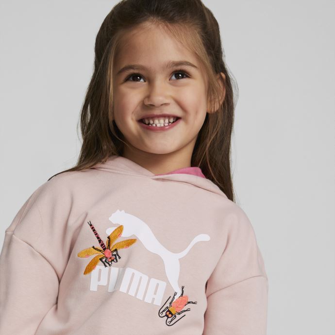Puma Canada Rose Quartz Petit Monde Sweat à Capuche Enfants