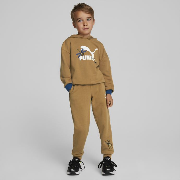 Puma Canada Small World Sweat à Capuche Enfant Desert Tan