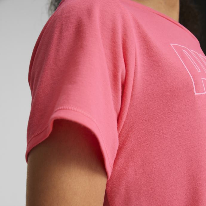 Puma Canada T-shirt Jeunesse Favoris Coucher De Soleil Rose
