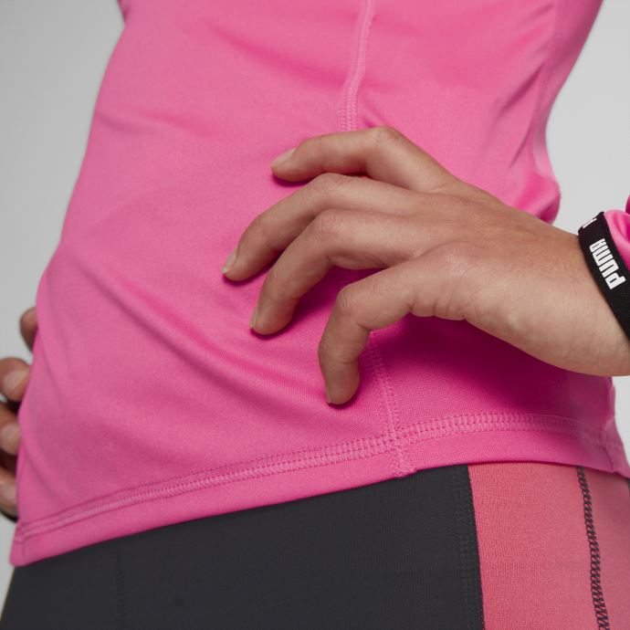 T-shirt Enfant Puma Canada Sunset Rose Strong Quart Zip
