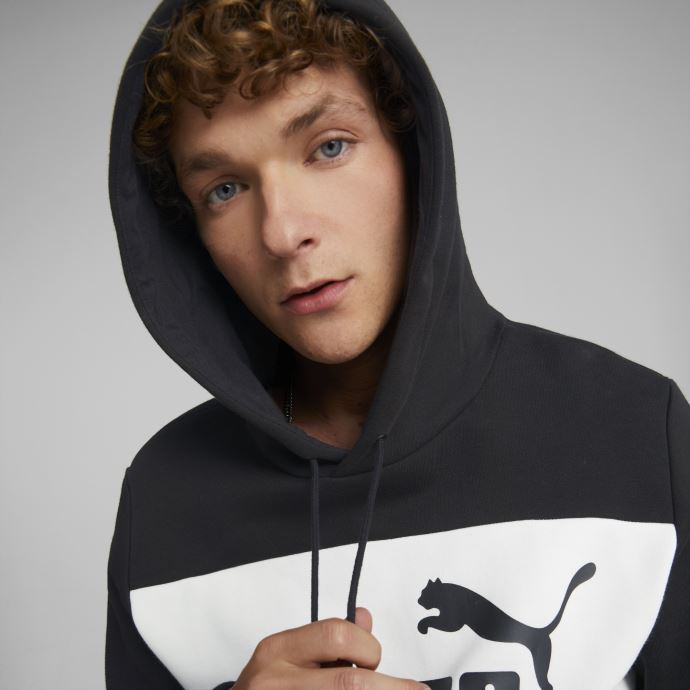 Sweat à Capuche Essentials+ Colorblock Noir Hommes Puma Canada

