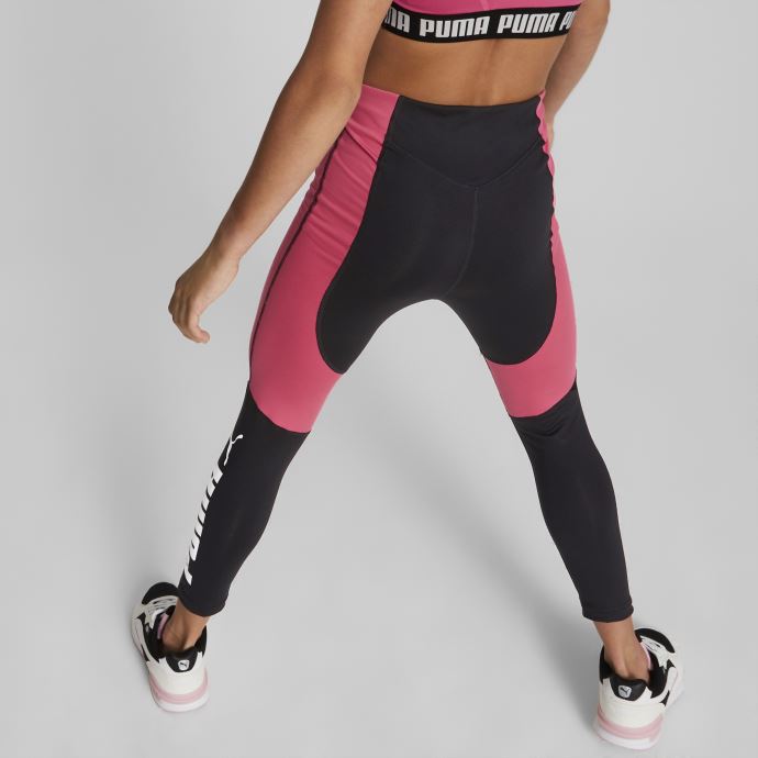 Favoris Logo Taille Haute 7-8 Leggings Jeunesse Puma Canada Coucher De Soleil Rose
