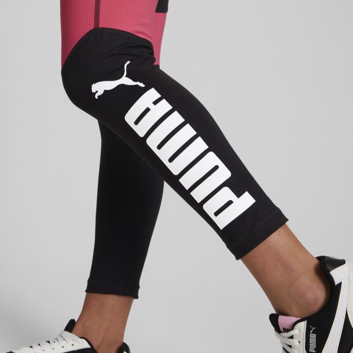 Favoris Logo Taille Haute 7-8 Leggings Jeunesse Coucher De Soleil Rose Puma Canada