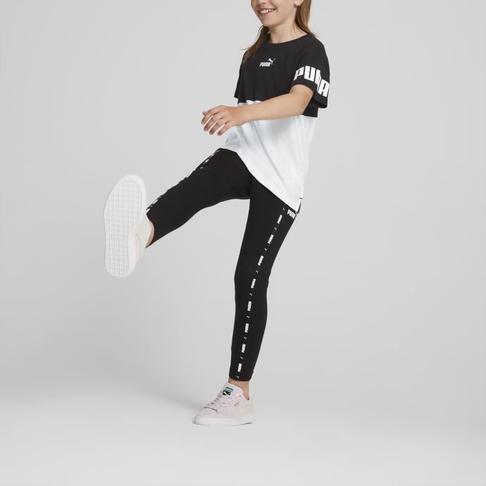 Puma Canada Legging Noir Power Tape Jeunesse