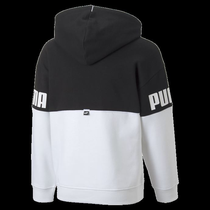 Puma Canada Black Power Colorblock Sweat à Capuche Jeunesse
