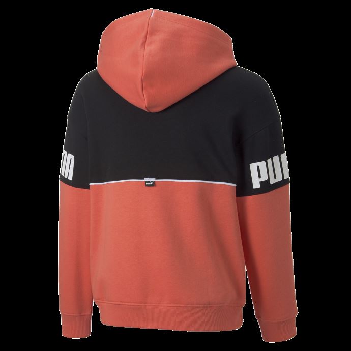 Sweat à Capuche Power Colourblock Jeunesse Puma Canada Saumon