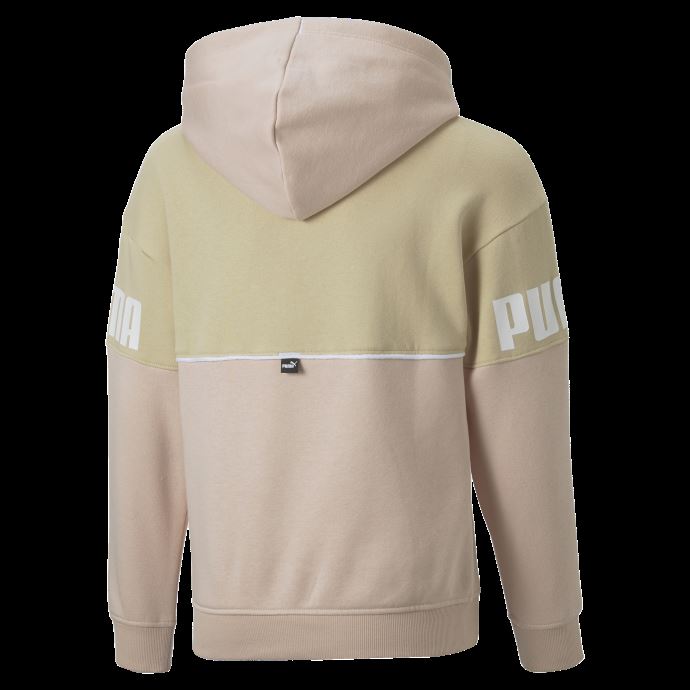 Puma Canada Light Sand Power Colorblock Sweat à Capuche Jeunesse