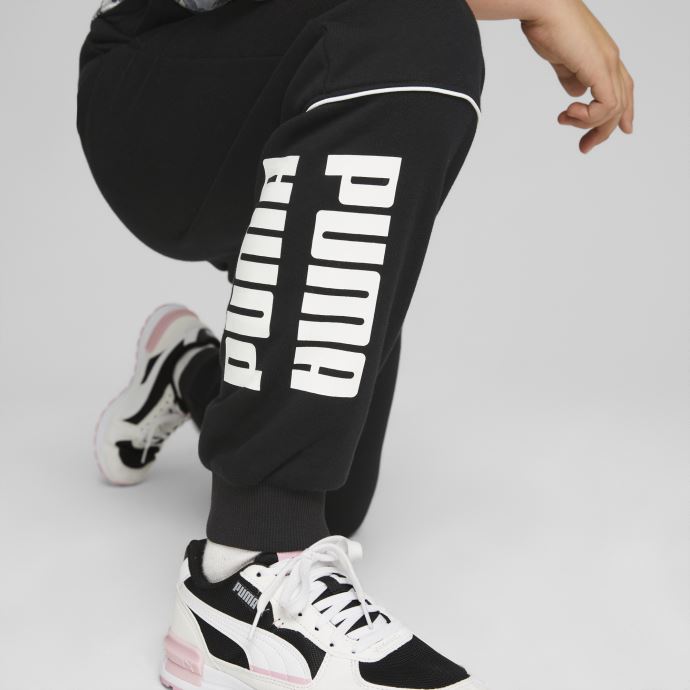 Pantalon Noir Puma Canada Power Colorblock Jeunesse
