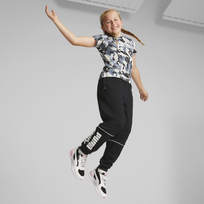 Pantalon Noir Puma Canada Power Colorblock Jeunesse
