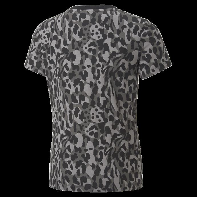 Puma Canada T-shirt Imprimé Alpha Noir-aop Jeunesse
