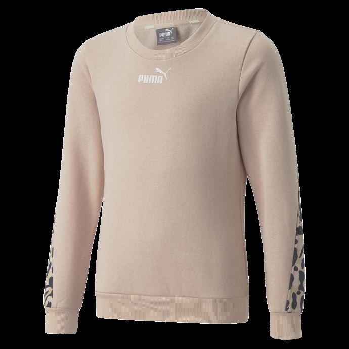Puma Canada Rose Quartz Alpha Crew Neck Sweatshirt Jeunesse
