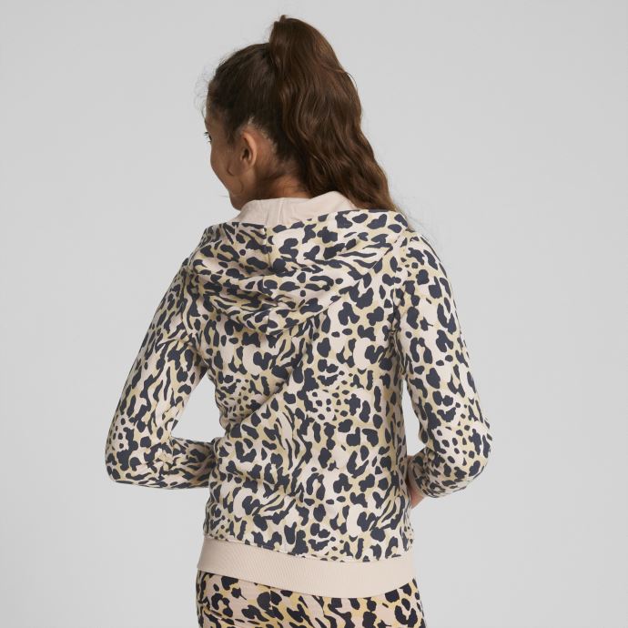 Sweat à Capuche Zippé Intégral Imprimé Quartz Rose-aop Alpha Puma Canada
