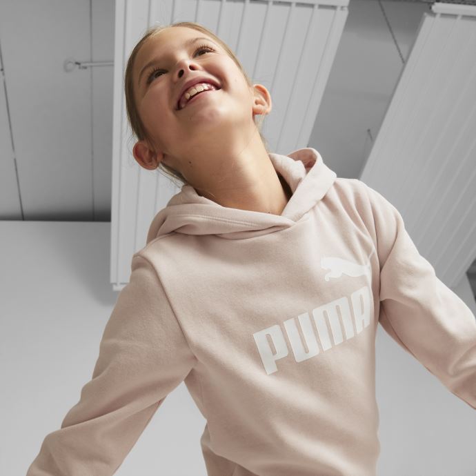Robe à Capuche Logo Essentials Jeunesse Puma Canada Rose Quartz
