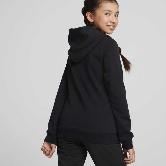 Sweat à Capuche Essentials+ Logo Enfant Puma Canada Noir
