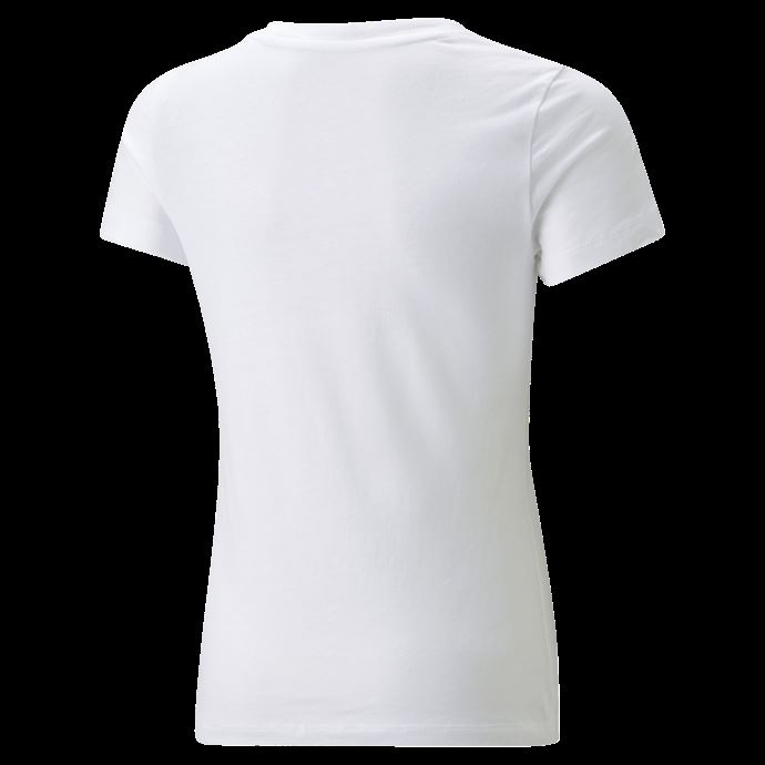 Blanc Puma Canada Essentials+ Bloom Logo T-shirt Jeunesse
