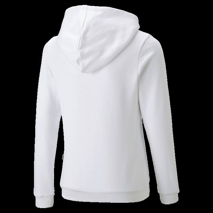 Puma Canada Essentials+ Bloom Logo Sweat à Capuche Jeunesse Blanc
