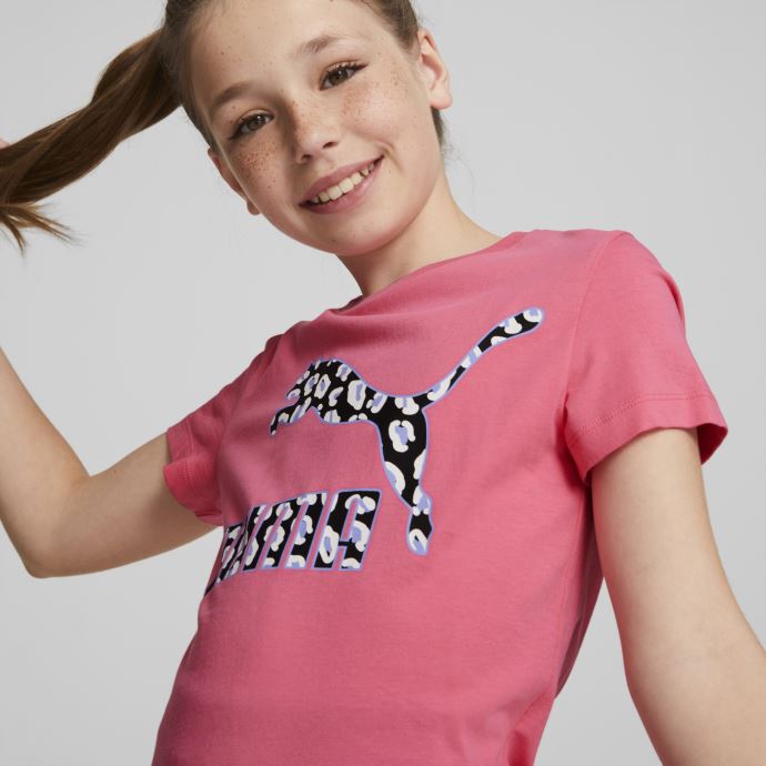 Classics '90s Prep Logo T-shirt Jeunesse Coucher De Soleil Rose Puma Canada