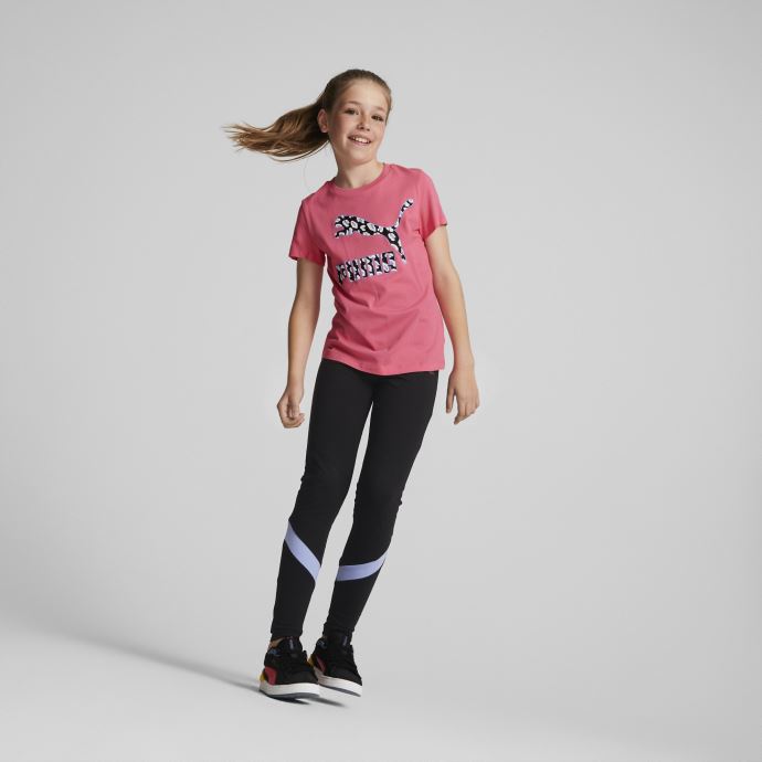 Classics '90s Prep Logo T-shirt Jeunesse Coucher De Soleil Rose Puma Canada
