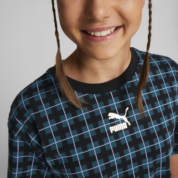 Classics '90s Prep T-shirt Imprimé Jeunesse Puma Canada Noir-aop
