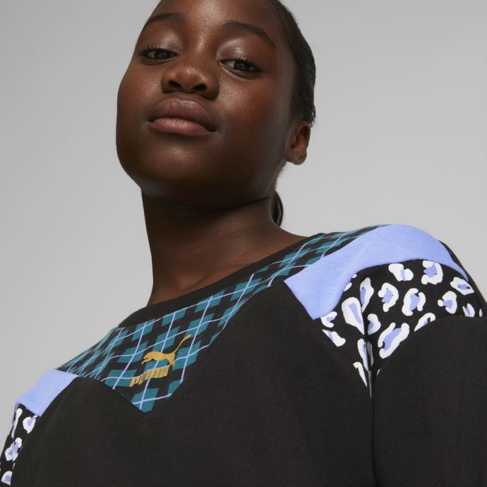 Sweat Classique à Col Ras Du Cou Pour Enfant 90s Prep Noir Puma Canada
