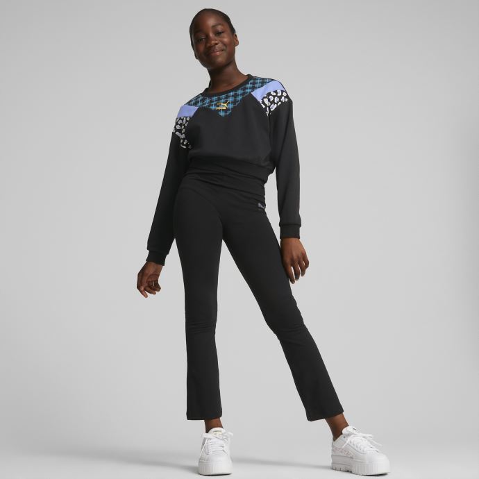 Chandail à Encolure Ras-du-cou Noir Classics '90s Prep Puma Canada
