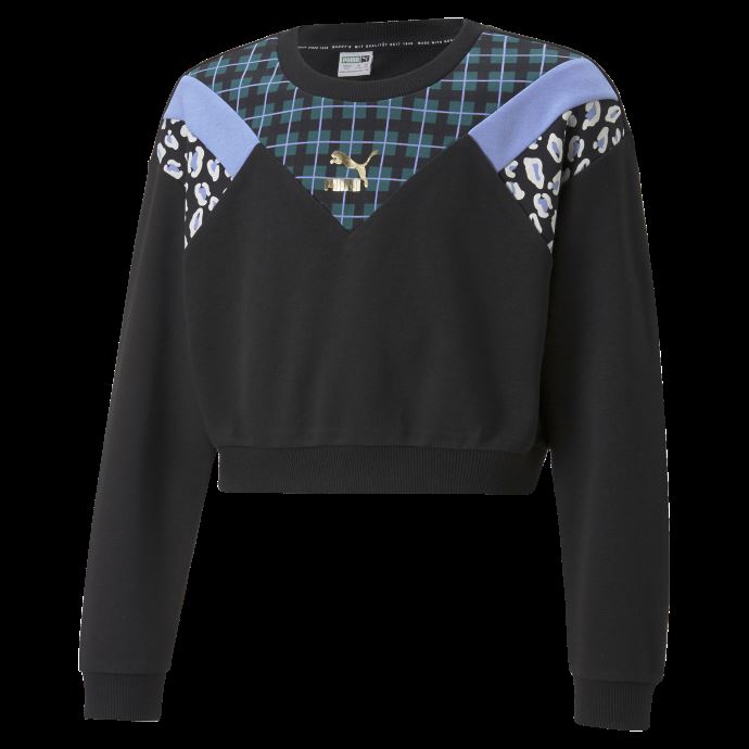 Chandail à Encolure Ras-du-cou Noir Classics '90s Prep Puma Canada
