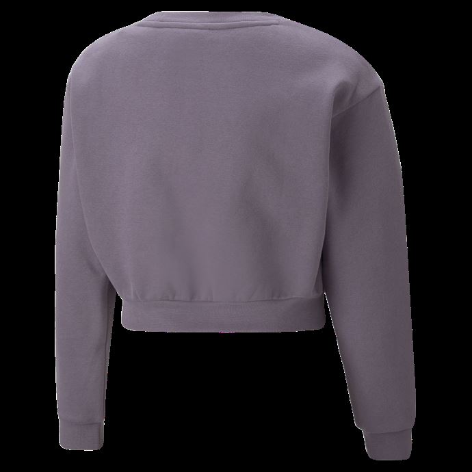 Puma Canada Classics Grl Ras Du Cou Sweat Jeunesse Violet Anthracite
