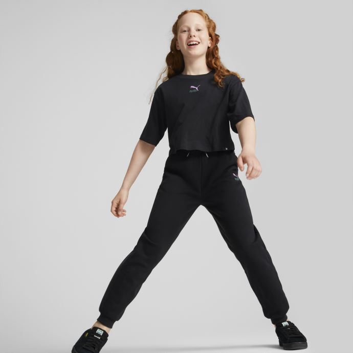 Classics Grl Tee Jeunesse Puma Canada Noir