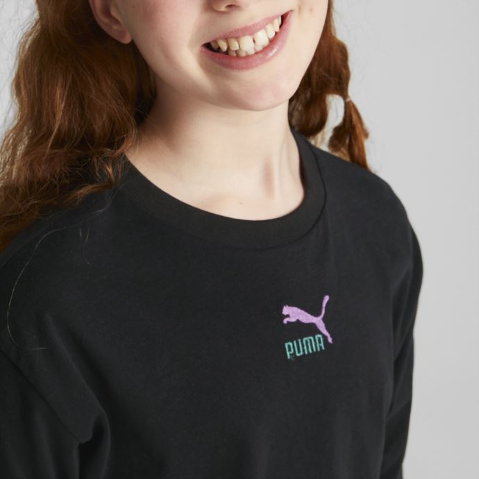 Classics Grl Tee Jeunesse Puma Canada Noir

