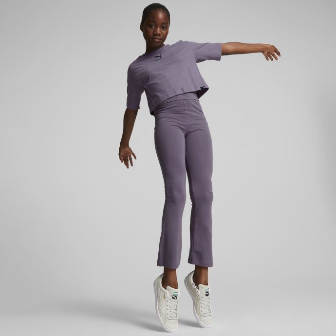 Violet Charbon Puma Canada Classics Grl Tee Jeunesse
