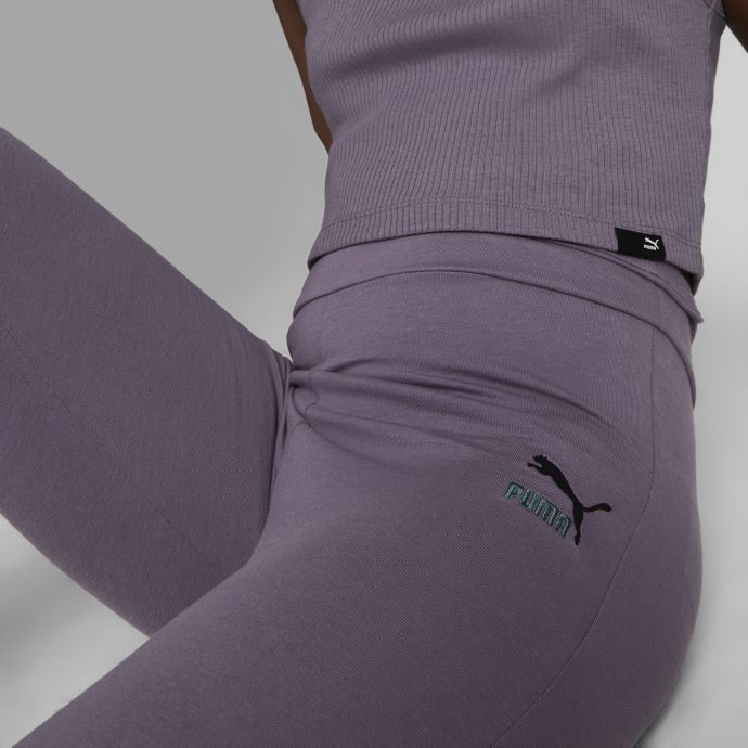 Classics Grl Leggings évasés Jeunesse Violet Charbon Puma Canada
