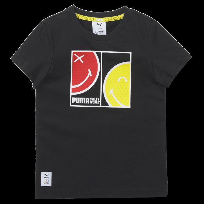 Puma Canada X Smileyworld T-shirt Enfant Noir
