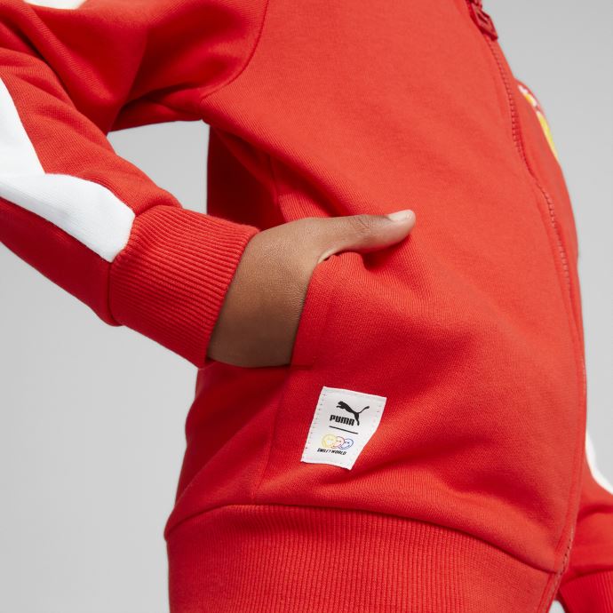 Puma Canada X Smileyworld Veste De Survêtement T7 Pour Enfant Risque élevé Rouge
