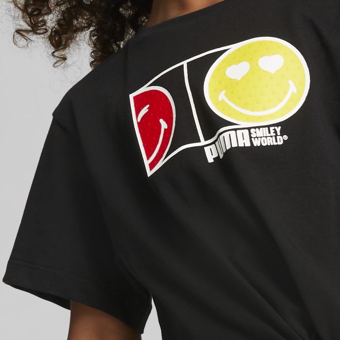 T-shirt à Nœud Puma Canada X Smileyworld Noir Pour Enfant