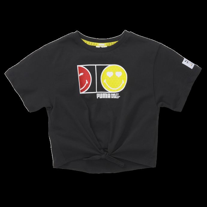T-shirt à Nœud Puma Canada X Smileyworld Noir Pour Enfant
