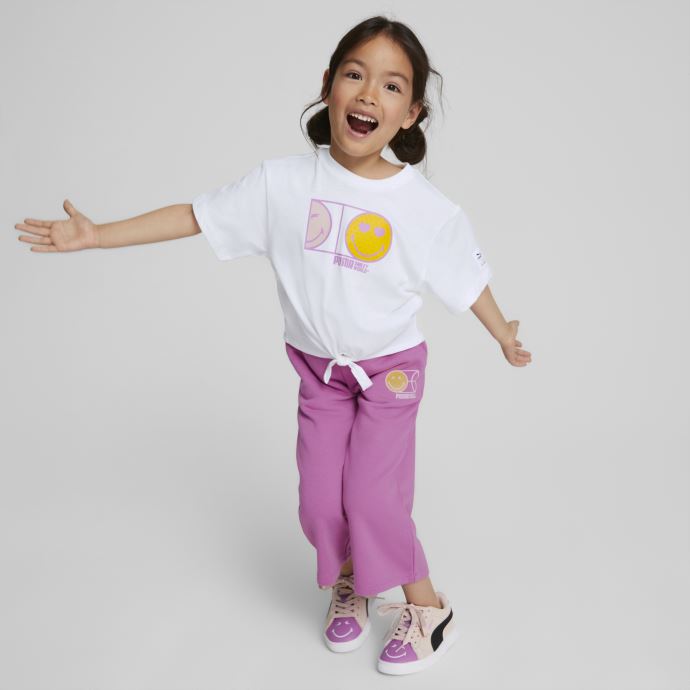 Puma Canada X Smileyworld T-shirt Noeud Enfant Blanc

