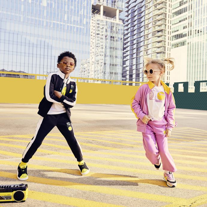 Puma Canada X Smileyworld T-shirt Noeud Enfant Blanc
