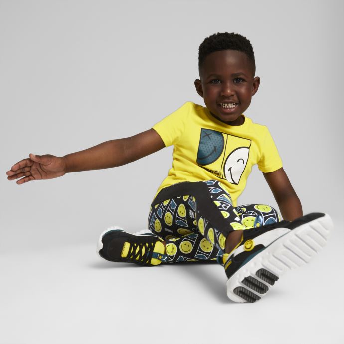 Puma Canada X Smileyworld Legging Imprimé T7 Enfant Noir
