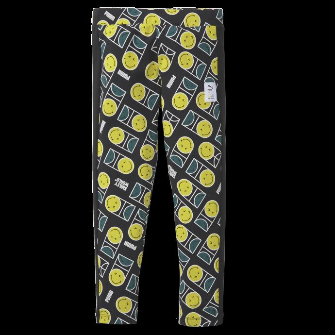Puma Canada X Smileyworld Legging Imprimé T7 Enfant Noir
