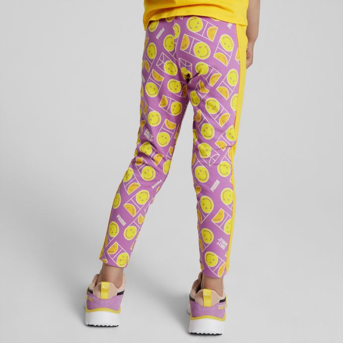 Puma Canada X Smileyworld Legging Imprimé T7 Pour Enfant Mauve Pop
