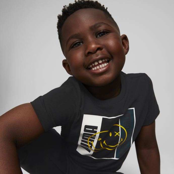 T-shirt Enfant Puma Canada X Smileyworld Noir