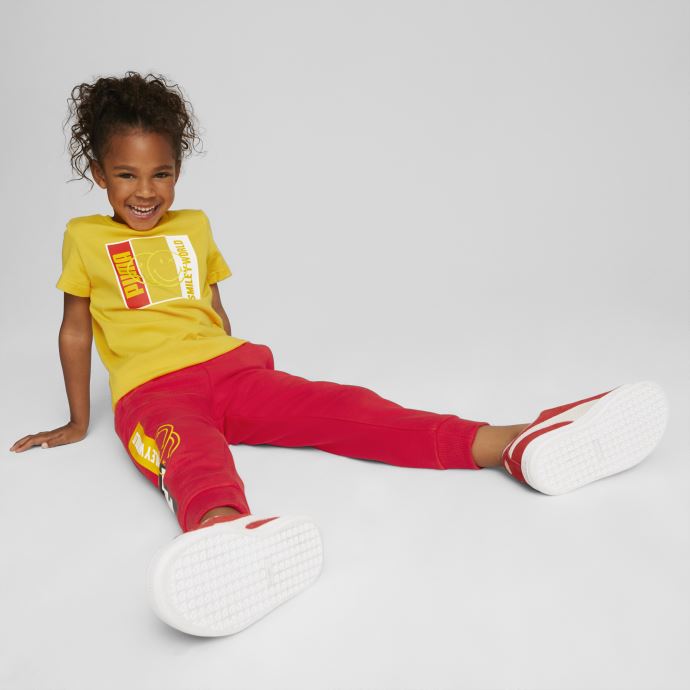 Pantalon De Survêtement Enfant Puma Canada X Smileyworld High Risk Rouge
