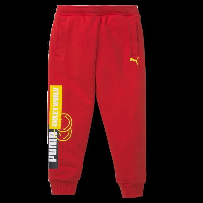 Pantalon De Survêtement Enfant Puma Canada X Smileyworld High Risk Rouge
