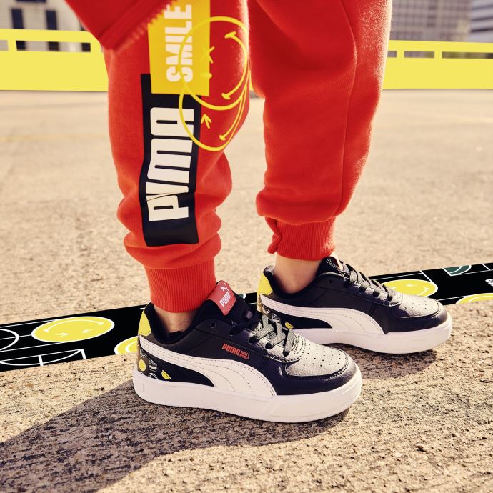 Pantalon De Survêtement Enfant Puma Canada X Smileyworld High Risk Rouge
