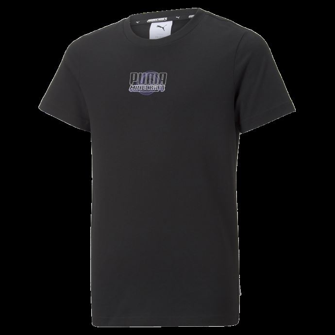 Puma Canada X Minecraft T-shirt Graphique Jeunesse Noir
