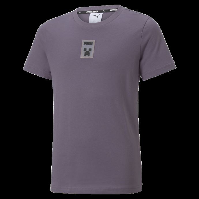 Puma Canada X Minecraft T-shirt Graphique Jeunesse Violet Anthracite
