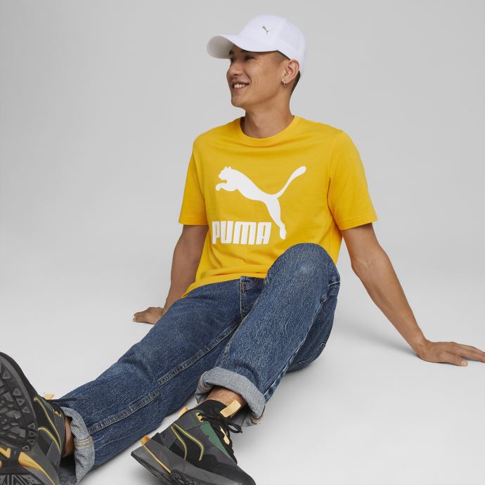 Puma Canada Classics Logo T-shirt Homme Mandarine
