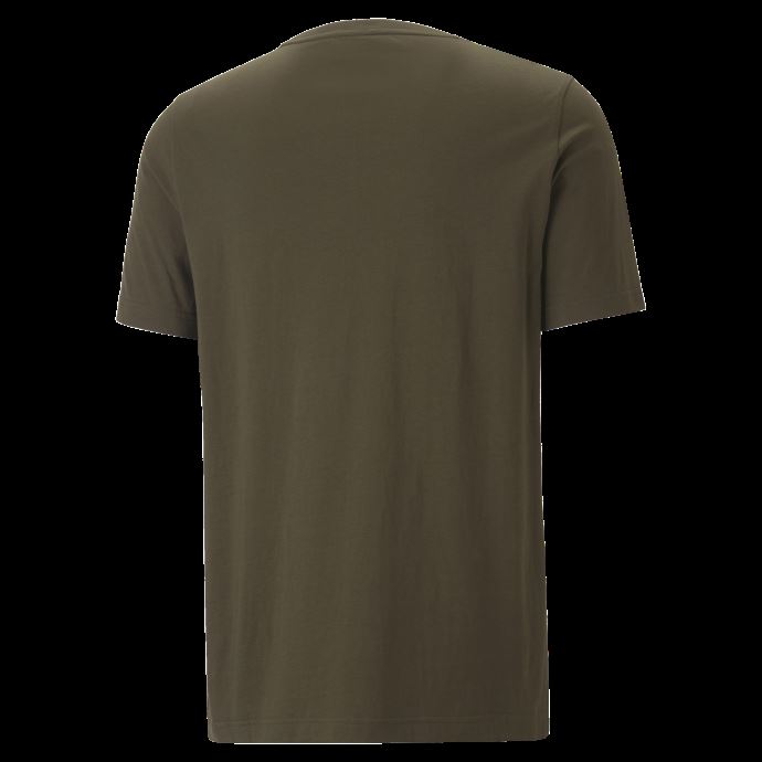 T-shirt à Logo Classics Pour Hommes Puma Canada Olive Profonde
