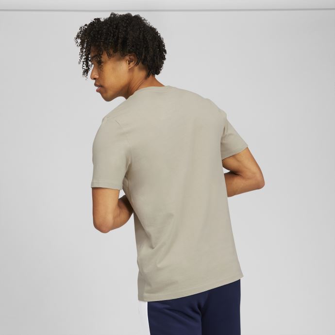 T-shirt Logo Classics Pour Hommes Gris Caillou Puma Canada