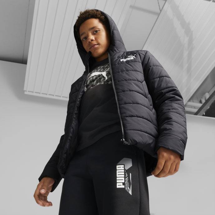 Puma Canada Essentials Veste Matelassée Jeune Noir
